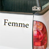 Femme Bumpersticker (Op Truck)