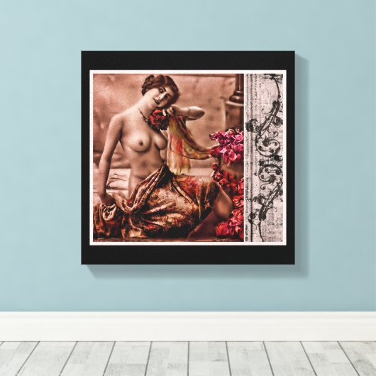 Femme Canvas Afdruk (Insitu (Houten vloer))