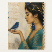 Femme Capricieuse et un Oiseau Bleu (Dos)