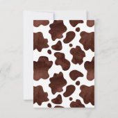 Femme carte de remerciements d'anniversaire (Dos)