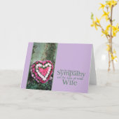 femme Carte de sympathie avec Rose (Fleur jaune)