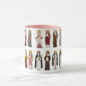 Femme catholique Saint Mug café, 11 oz Mug (Centre)
