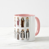 Femme catholique Saint Mug café, 11 oz Mug (Devant droit)