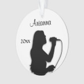 Femme Chanteur Nom personnel et année (devant)