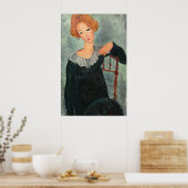Femme Cheveux rouges - Amedeo Modigliani Poster d' (Cuisine)