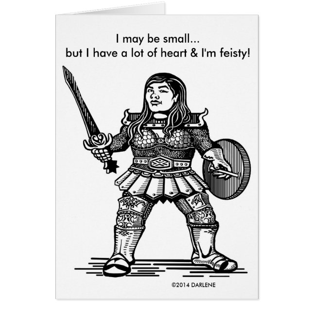 Femme courageuse de guerrier (Devant)