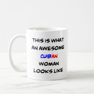 femme cubaine, énorme Mug