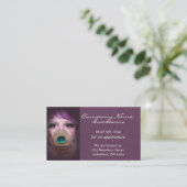 Femme D3 - cartes de visite de paon de beauté (Debout devant)