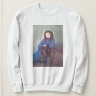 Femme dans Black Panther Sweatshirt de base