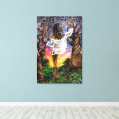 Femme dans la nature - Impression sur toile - Pein (Insitu (Plancher de Bois))
