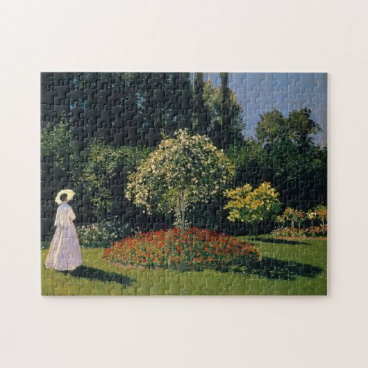 Femme dans le jardin par Claude Monet Puzzle (Horizontal)