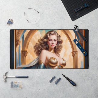 Femme dans l'opulent or turquoise Attrait par Xzen