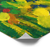 Femme dans un Jardin (van Gogh) Poster (Hoek)