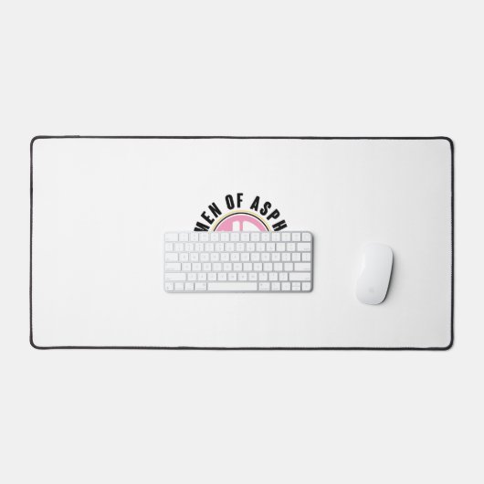 Femme d'asphalte de bureau Mat (Clavier et souris)