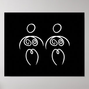 Femme de Barelines et affiche de femme