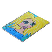 Femme de caverne - carnet - blonde (Côté gauche)