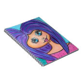 Femme de caverne - carnet - pourpre (Côté Droit)