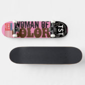 FEMME DE COULEUR Skateboard (Horz)