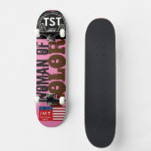 FEMME DE COULEUR Skateboard (Recto)
