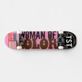 FEMME DE COULEUR Skateboard (Horz)