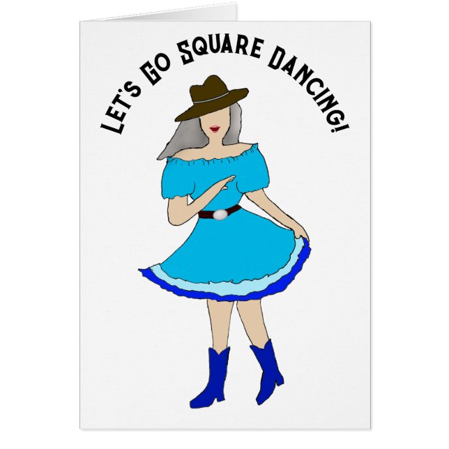 Femme de danse carrée saluant (Devant)