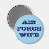 Femme de la Force aérienne Magnet (Recto/Verso)