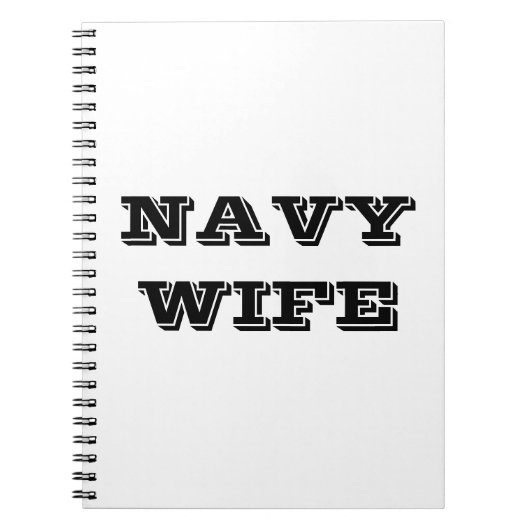 Femme de la marine carnet (Devant)