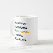 femme de la saskatchewan, superbe tasse à café (Devant gauche)