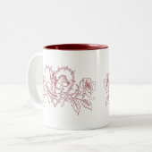 Femme de la tasse occidentale de deux tons (Devant gauche)