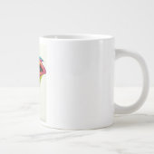Femme de luxe visage coloré Spécialité Mug (Droite)