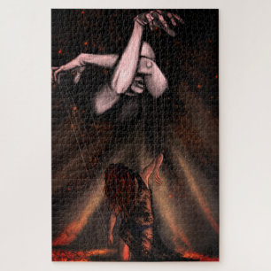 Femme de marionnette en amour Jigsaw Puzzle Romant
