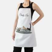 Femme de mer sur le tablier de bateau femmes (Insitu)