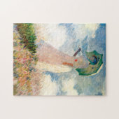 Femme de Monet avec un puzzle de parasol (Horizontal)