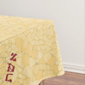 Femme de nappe de bravoure en citrouille et tomate (In Situ)