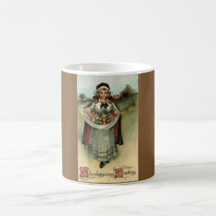 Femme de pèlerinage Vintage Thanksgiving Mug
