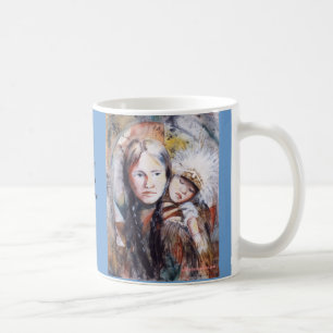 Femme de PMACarlson avec une tasse de baby shower