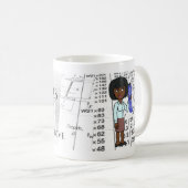 Femme de tasse d'ingénieur civil (Devant droit)