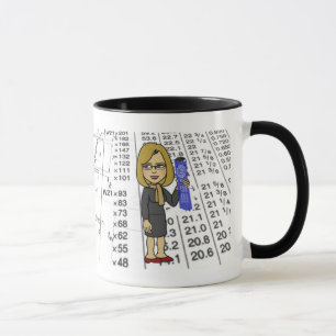 Femme de tasse d'ingénieur civil