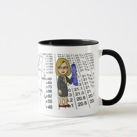 Femme de tasse d'ingénieur civil (Droite)