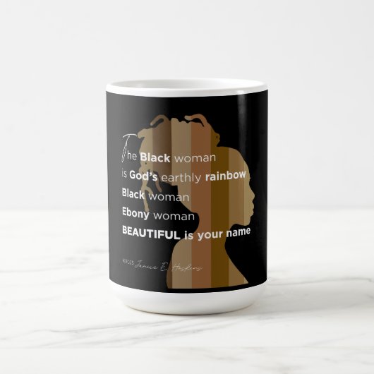 Femme d'ébène, Tasse à café (Centre)