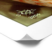 femme déco avec rose adorable, perles, flirt (Coin)