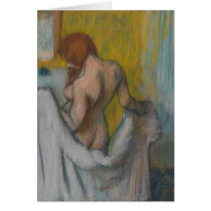 Femme d'Edgar Degas avec une serviette