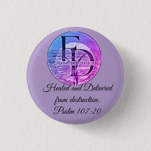 Femme Delivrance Button (Voorkant)