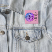 Femme Delivrance-Button Vierkante Button 5,1 Cm (In situ)