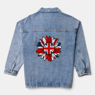 Femme Design Tournesol Drapeau Britannique