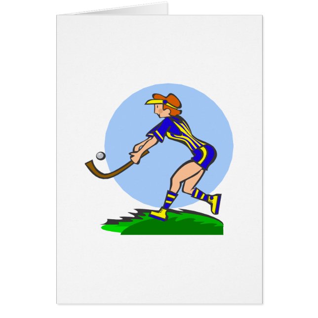 Femme d'hockey de champ (Devant)