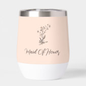 Femme d'honneur Mariage de script élégant (Arrière)