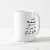 Femme d'honneur Proposition Mug (Devant droit)