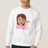 femme emoji sweatshirt (Devant)