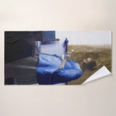 Femme en bleu, Johannes Vermeer (Serviette de bain)